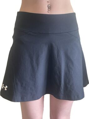 Under Armour Black A-Line Athletic Skort